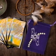 thumbnail image 3 of Modern Flannel Drawstring Pouch for Tarot Card Storage and Organizing Divination Accessories Universal Home Textile Bag, 3 of 3