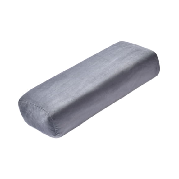 Moyitang Yoga Bolster Pillow with Carry Handle Comfortable Yoga Equipment Yoga Pillow Gray