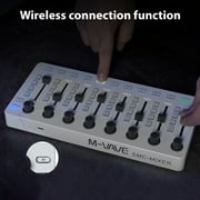 Walmeck MIDI Controller with 43 Buttons 8 Knobs 8 Push Buttons, BT Connection, Battery/Type-C Supply, USB MIDI Controlle Mixer for Electroacoustic Instruments