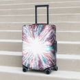 thumbnail image 6 of Fuzoiu Blue Swirl Fireworks Print Suitcase Cover,Washable Luggage Covers for Suitcase,Elastic Luggage Protector Cover,Scratch Resistant Travel Suitcase Covers-X-Large, 6 of 7