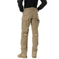 thumbnail image 2 of Men's Hiking Pants with 10 Pockets Ripstop Work Hunting Pants(No Belt)Khaki,Size 38, 2 of 6