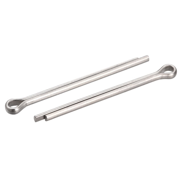 Unique Bargains Split Cotter Pin, Fixation à Clip en Acier Inoxydable 3x40mm Raccord Argent 30Pack