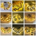 thumbnail image 4 of Ramadan String Lights, 5.4 Ft 10 LEDs Lantern Metal String Lights Ramadan Kareem Eid Al Adha Decoration for Home Eid Party Light, 4 of 5