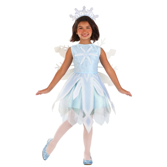 Girl's Shimmering Snowflake Costume
