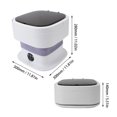 thumbnail image 2 of Foldable Washing Machine: Small  Lightweight For Travel, Apartments,  Quick Washes, 5.8QT, 2 of 6