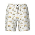 thumbnail image 5 of Rocae Dump Truck for Men's Swim Trunks Quick Dry With Two Side Pockets and One Lined Patch PocketMedium, 5 of 9