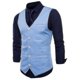 thumbnail image 2 of Men's Solid Color Single Breasted Vest2XL, 2 of 4