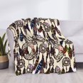 thumbnail image 4 of Throw Blanket for Couch, Dreamcatcher Soft Comfy Warm Plush Throw Blanket, Lightweight Cozy Fuzzy Flannel Blanket & Throws for Sofa Bed, 4 of 7
