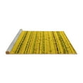 thumbnail image 2 of Ahgly Company Machine Washable Indoor Rectangle Abstract Yellow Modern Area Rugs, 7' x 9', 2 of 4