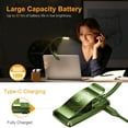 thumbnail image 4 of Gritin 9 LED Rechargeable Book Light for Reading in Bed - Eye Caring 3 Color Temperatures,Stepless Dimming Brightness,80 Hrs Runtime Small Lightweight Clip On Book Reading Light for Studying, 4 of 8