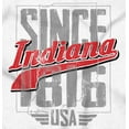 thumbnail image 2 of Indiana Vintage Athletic Letters Men's Graphic T Shirt Tees Brisco Brands S, 2 of 4