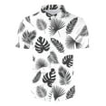 thumbnail image 2 of Vedolay Short Set Men Spring Summer Suit Beach Short Sleeve Sports Print Shirt Short Set,Purple L, 2 of 5