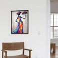 thumbnail image 4 of Nawypu   Abstract African American Canvas Wall Art Black Woman Dancing Girl Artwork Colorful Picture Poster on Canvas Stretched and Framed For Bedroom Living Room Decor Ready To Hang, 4 of 4