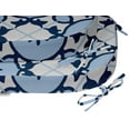 thumbnail image 3 of Vargottam Chaise à Manger Sans Glissementcoushionu en Formeimprimé Intérieur / Extérieurpadshome Décor Réversible & Machine Lavable DiningChairPad avec Attaches Chaîne - Ensemble de 2 Bleu Clair, 3 of 8