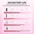 thumbnail image 5 of AOC Wireless Gaming Headset 2.4GHz for PS5/PS4/PC/Switch/Xbox - Bluetooth 5.3 Headphones with 7.1 Surround Sound, RGB Lights, Pink, 5 of 8