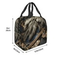 thumbnail image 3 of Sikiie Noble Style Bald Eagle Lunch Bag for Women & Men Adult Insulated Lunch Box, Food Lunch Containers Lunch Tote Bags for Work, Travel, Outdoor, 3 of 8