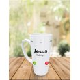 thumbnail image 4 of Duo de taza de cerámica 502 ml. diseño divertido Jesus calling regalo original, 4 of 6