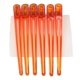 thumbnail image 4 of 10 pinzas para el cabello, pinzas para seccionar el cabello, herramienta para peluquería naranja, 4 of 9