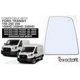 thumbnail image 6 of Rugged TUFF Passenger Side Upper Tow Mirror Glass Replacement for 15-23 Ford Transit 150 250 350 HD (Heated Defrost), 6 of 10