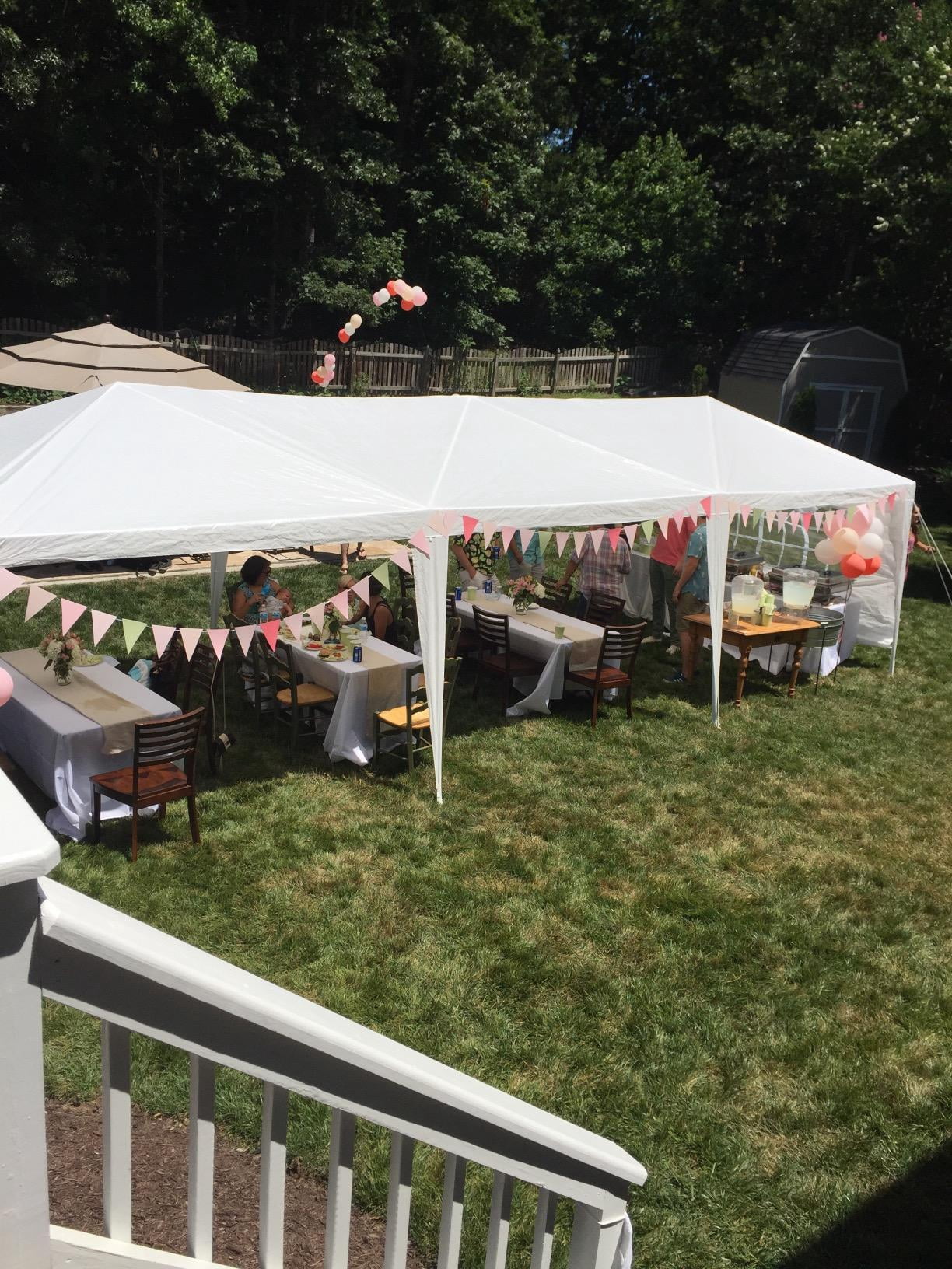 pacific current gazebo on Quictent High Grade Gazebo Wedding Party Tent Bbq Pavilion Canopy With Side Walls 10 X30 White 8walls Walmart Com Walmart Com