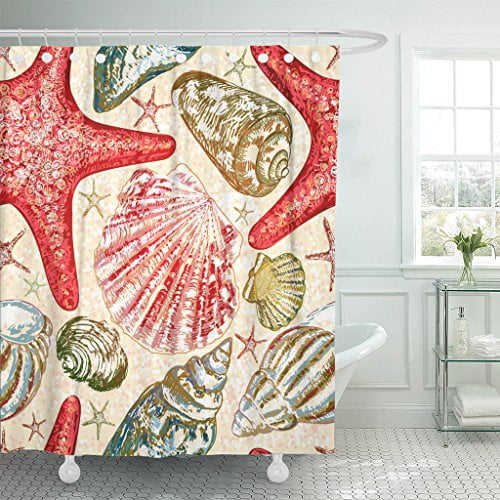 BPBOP Coral Sea Pattern 10 Exotic Shell Seashell Vintage Beautiful