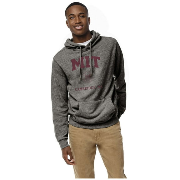 Men's League Collegiate Wear Heather Gray MIT Engineers Heritage Tri-Blend Pullover Hoodie