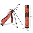 thumbnail image 2 of Golf Stand Bag, Lightweight Golf Easy Carry Bag with Padded Strap，Durable Pitch n Putt Golf Bag, Practice Ranger Sunday Golf Bag for Men&Women, 2 of 5