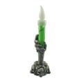 thumbnail image 3 of Fnochy Halloween Led Electronic Candle Lights Horror Skull Holding Candle Lamp, Happy Holloween Party Decoration, Halloween Decorations (Green), 3 of 5