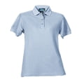 thumbnail image 1 of Tri-Mountain Autograph 166 Cotton Pique Polo Shirt, Medium, Pale Blue, 1 of 2