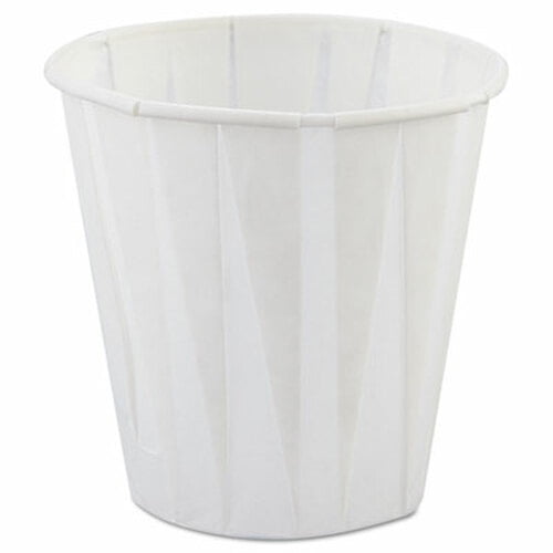 Genpak Paper Drinking Cups 3 5oz White 2500 /carton (GNP W450F