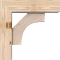 thumbnail image 3 of Ekena Millwork 5 1/2"W x 18"D x 18"H Westlake Block Smooth Bracket w/ Offset Brace, Douglas Fir, 3 of 25
