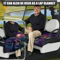 thumbnail image 4 of Binienty Sasquatch Golf Cart Seat Towel Cover 2 Passenger Seats Universal Golf Cart Seat Cushion Cover for EZGO TXT RXV/Club Car DS Precedent, Machine Washable, 4 of 7