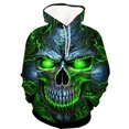thumbnail image 5 of Sudadera con capucha para hombre, estampado 3D, estampado de calaveras vibrantes, sudadera con cordón, ropa deportiva de manga larga, jersey de calle, ropa para hombre, 5 of 5