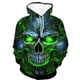 thumbnail image 4 of Sudadera con capucha para hombre, estampado 3D, estampado de calaveras vibrantes, sudadera con cordón, ropa deportiva de manga larga, jersey de calle, ropa para hombre, 4 of 4