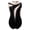 Black, variant on Kids Girls Sleeveless Gymnastic Tank Leotard Shiny Diamond One Piece Mesh Patchwork Ballet Dance Unitard White 6