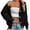 Black, variant on fatyb Cardigan Sweater for Women Lightweight Casual Long Sleeve Knit Open Front Crochet Cardigans Jackets
