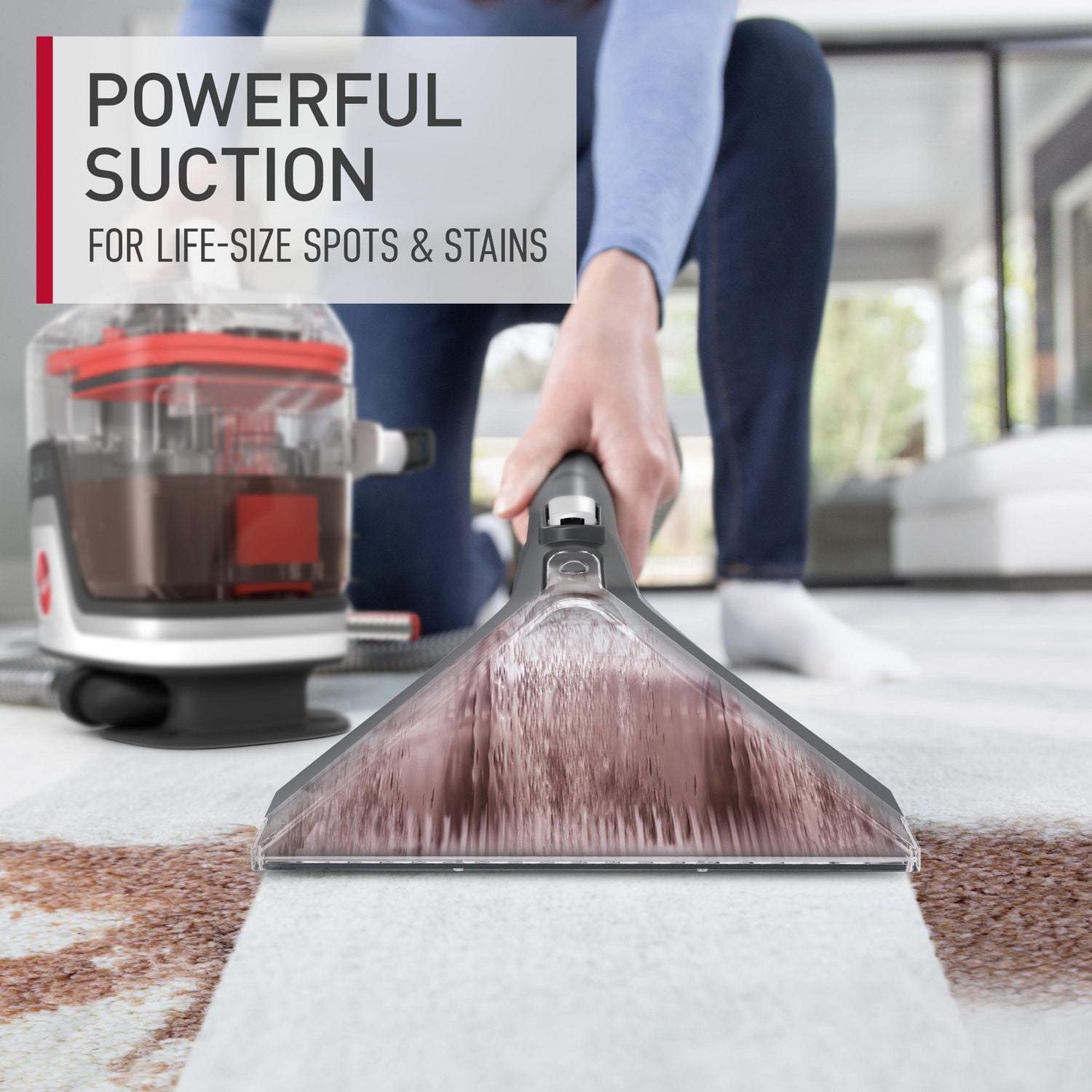 Hoover Appareil de nettoyage CleanSlate pour les dégâts d’animaux sur les moquettes et les tissus d’ameublement