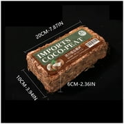 Bfogop Coco Husk Chips for Plants- Organic Coconut Coir Chips Brick with Low EC & PH Balance, Compressed Coconut Substrate Coco Chips Mulch Medium for Garden, Flowers, Plants