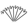 thumbnail image 3 of Achla Designs 14" H Graphite Wrought Iron Hose Guard w/Ball End Design (Set of 6), Hose Guide - 14"H, 3 of 5