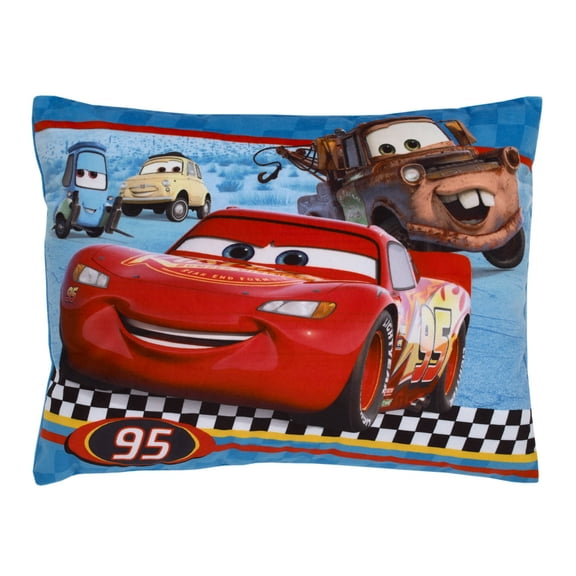 Disney Cars Radiator Springs Lightning McQueen Toddler Pillow