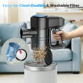 thumbnail image 5 of YOMA Cordless Vacuum Cleaner, 6 in 1 Lightweight Handheld&Stick Vacuum for Home Hard Floor Carpet Pet Hair, 5 of 10