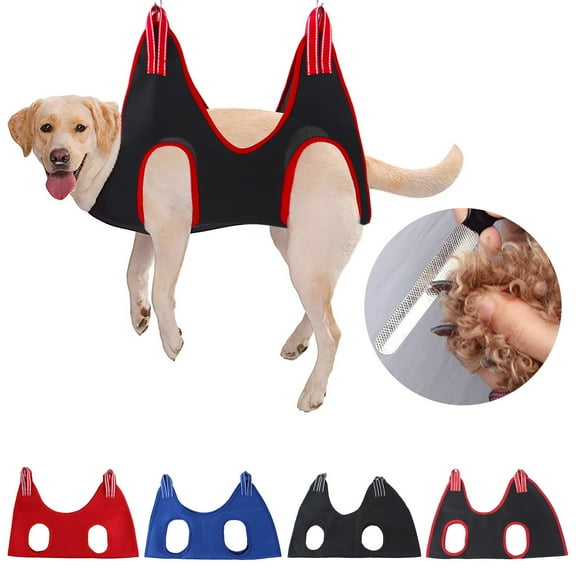 Pet Dog Grooming Hammock Harness for Cats & Dogs, Dog Sling for Grooming, Dog Hammock Restraint Bag
