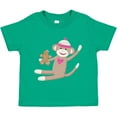 thumbnail image 3 of Inktastic Sock Monkey Gingerbread Boys or Girls Toddler T-Shirt, 3 of 5