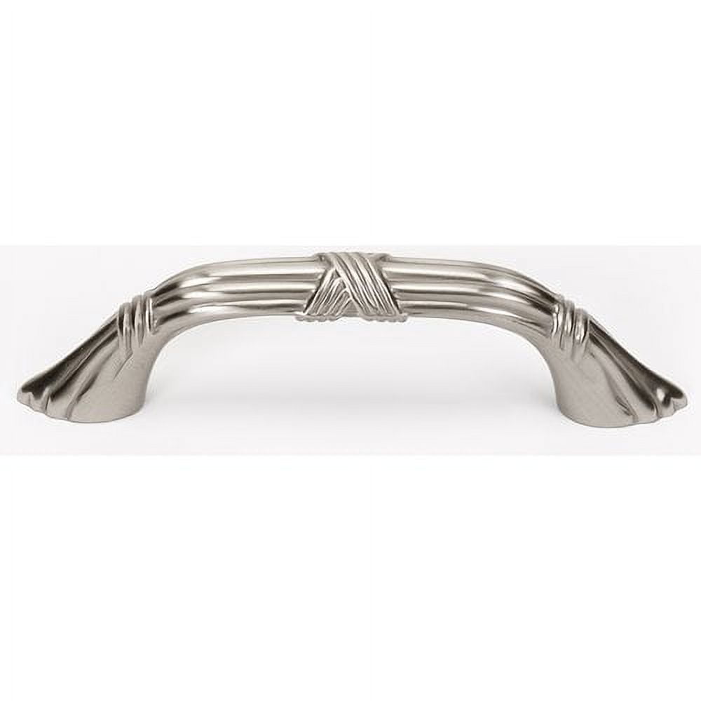 Ribbon and Reed 3" Center Arch Pull, Antique English