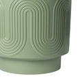 thumbnail image 6 of Better Homes & Gardens Pottery 12" Amy Wave Ceramic Planter, Green, 6 of 8