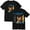 Black, variant on Livingston The Story Continues Tour 2025 Cotton T-Shirt Women Men Casual Crewneck Short Sleeve Tee