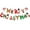 A, variant on sunsanly 1 Set Christmas Banner Flag Fine Workmanship Merry Christmas Cake Topper for Festive Holiday Decoration