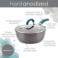 thumbnail image 2 of Rachael Ray Create Delicious Hard Anodized Aluminum Nonstick Everything Pan, 3-Quart, Gray, 2 of 5
