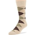 thumbnail image 6 of 7BIGSTARS KINGDOM Men Bamboo Dress Crew Sock - 4 Pack - Argyle, Geometric, Stripe - Fashion Seamless -Light Beige Assortment - Sock Size 10-13 Shoe 9-12 L, 6 of 9