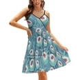 thumbnail image 1 of Sugar Cookie Blossoms Robe Évasée Col Carré Robe Élégante Mode Féminine Imprimée Fleurs Florales Jam Cookies, 1 of 5
